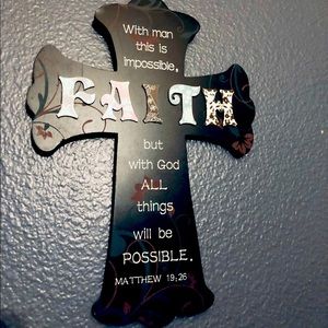 cross with scripture